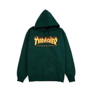 Thrasher Magazine Green Sweatshirt